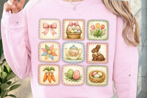 Download Vintage Easter PNG, Thrifted Decor - Premium Bundle