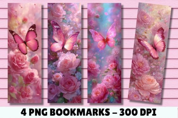 Download Pastel Pink Rose Spring Magic Bookmarks - Spring magic Collection