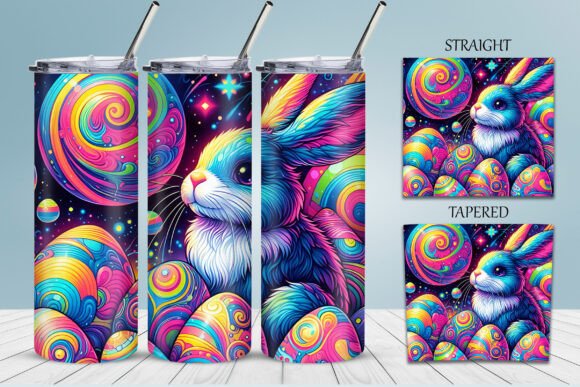 Download Bunny Floral Magical Easter Egg Tumbler - Premium Bundle