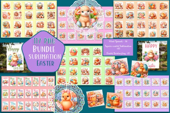 Download Easter Designs Bundle Sublimation - Easter designs bundle Collection